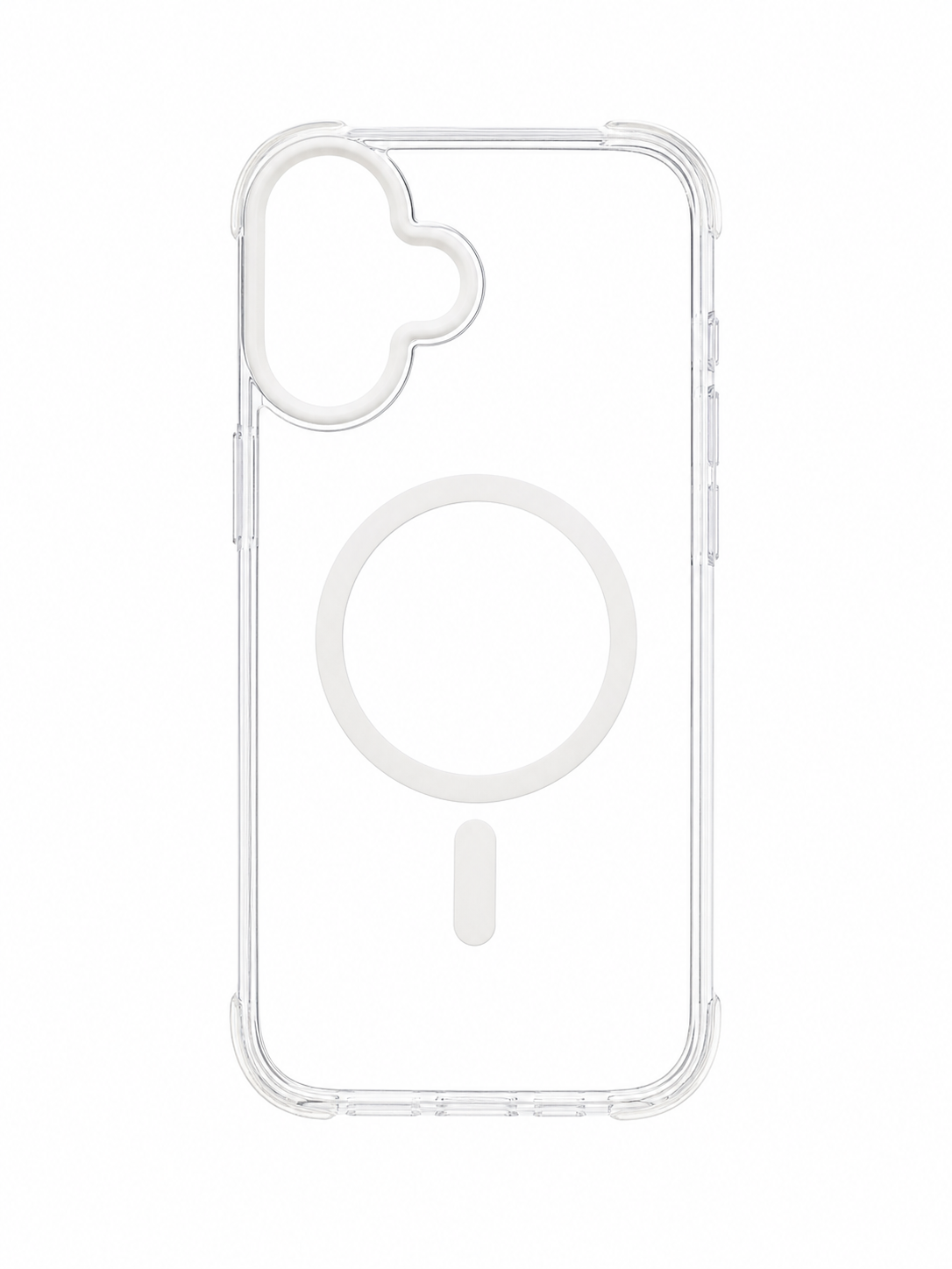 Cover strong con bordi white