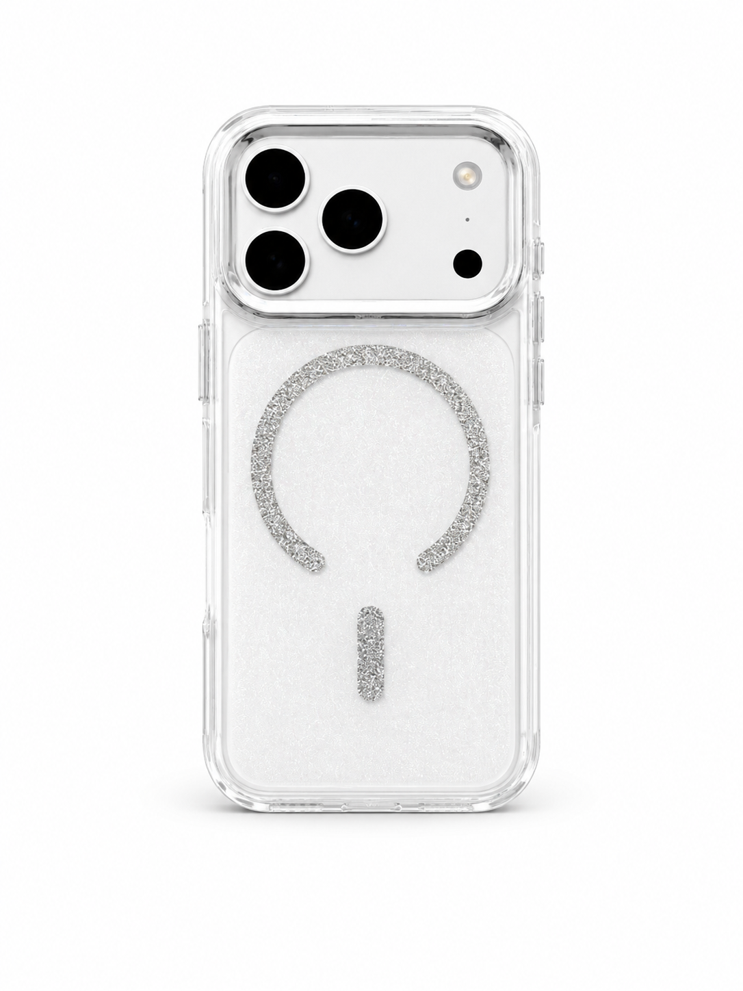 Cover magsafe glitter white