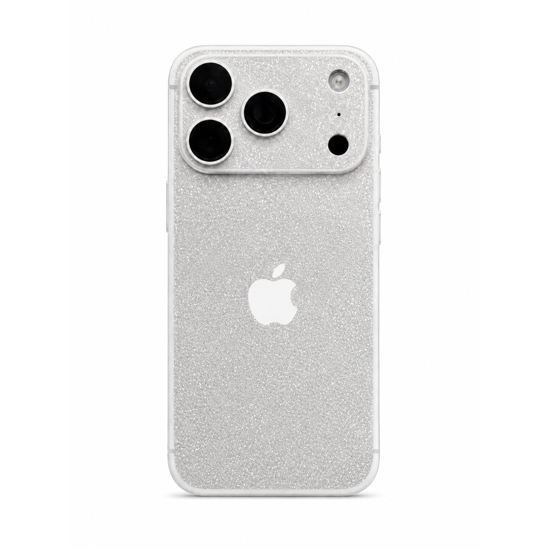 Pellicola Back Glitter silver