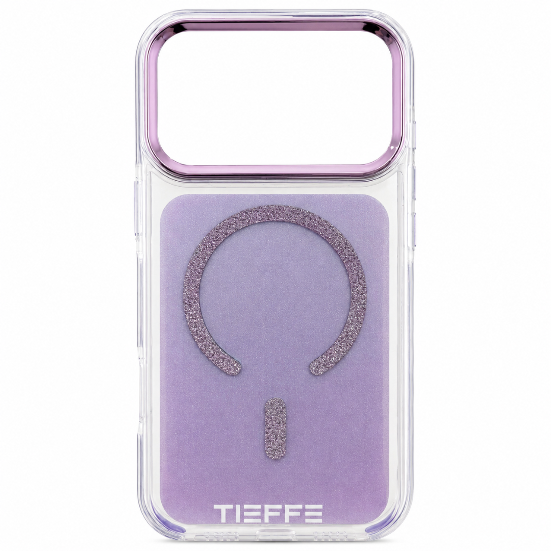 Cover MagSafe Glitter Lilla Lavanda