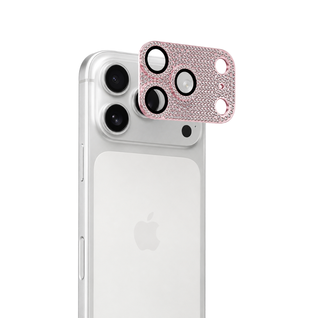 Copri fotocamera Swarovski pink